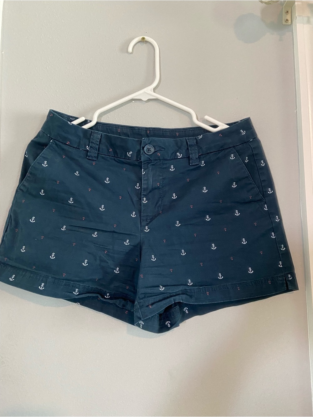 Magellan Outdoors Navy Anchor-Print Women's Shorts
